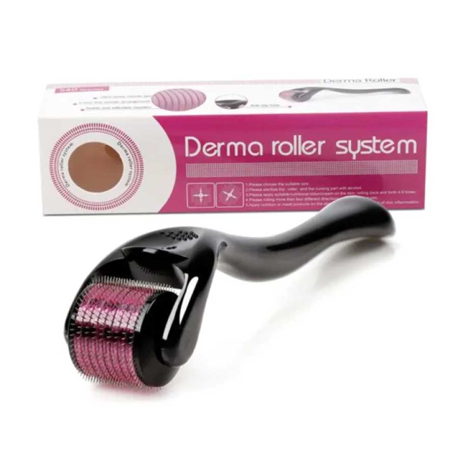 Derma roller for hair growth - Derma roller For Skin 0.5 mm - Microneedle for Acne Scars Wrinkles digonto mart